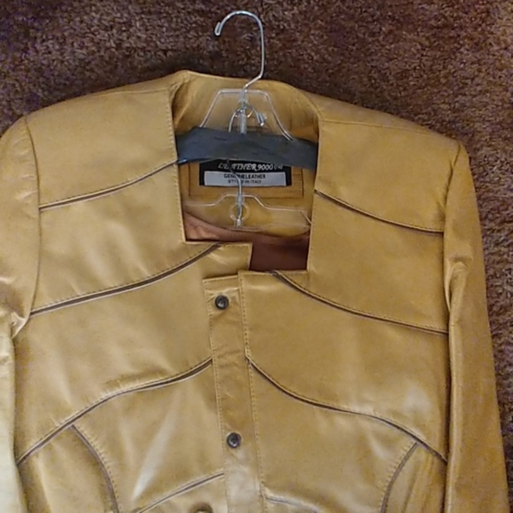 Lily & Taylor New York Paris- Leather Suit - Picture 3 of 6